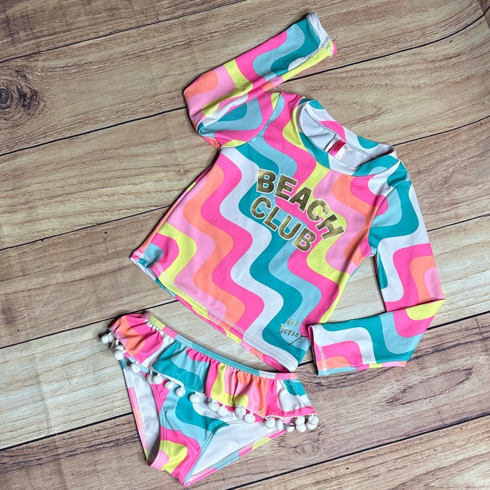 Betsy Johnson Two Piece Swimsuit Size 4